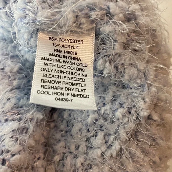 A.N.A Blue Turtleneck Sweatshirt - Picture 4 of 6